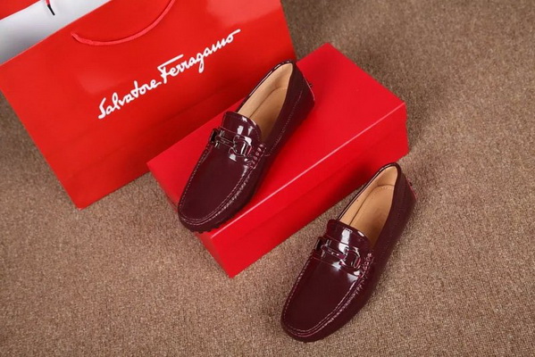 Salvatore Ferragamo Business Casual Men Shoes--089